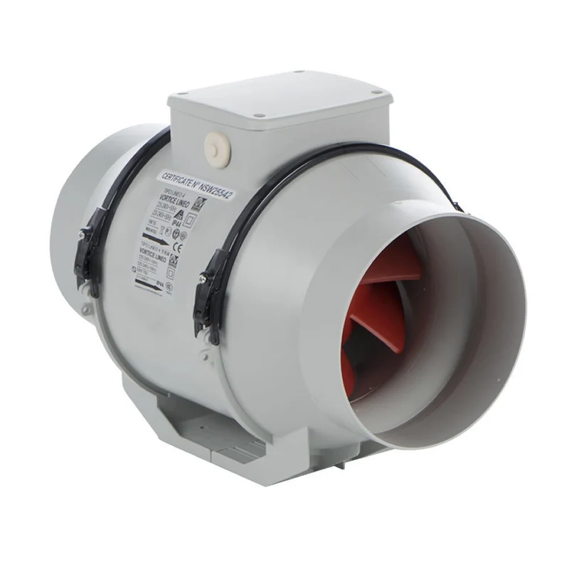 ASPIRATORE CENTRIFUGO ASSIALE IN LINEA VORTICE LINEO 150 V0