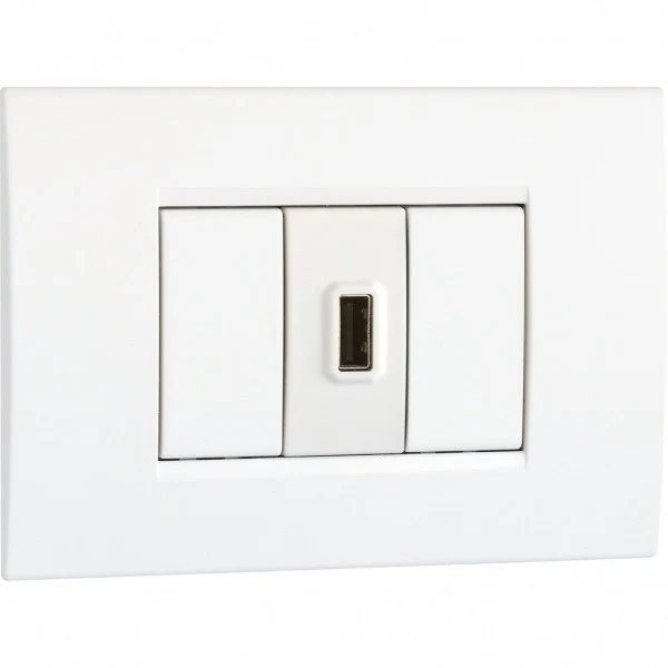 Presa Caricabatterie USB da Incasso Vemer Power IP40