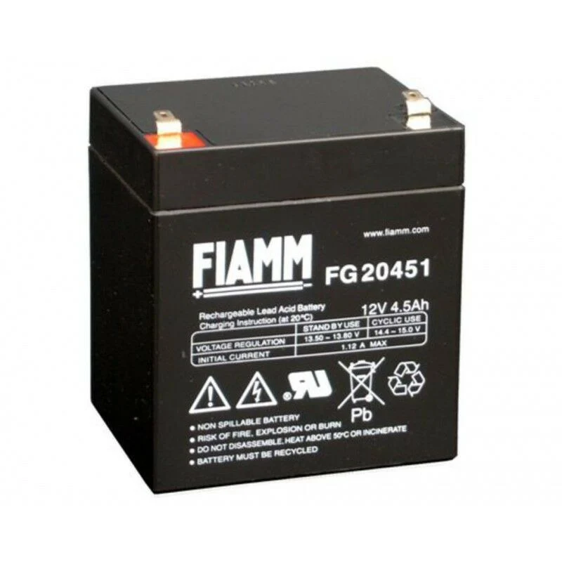 Batteria al Piombo Fiamm 12V 4,5Ah 90x70x101 mm – FG20451