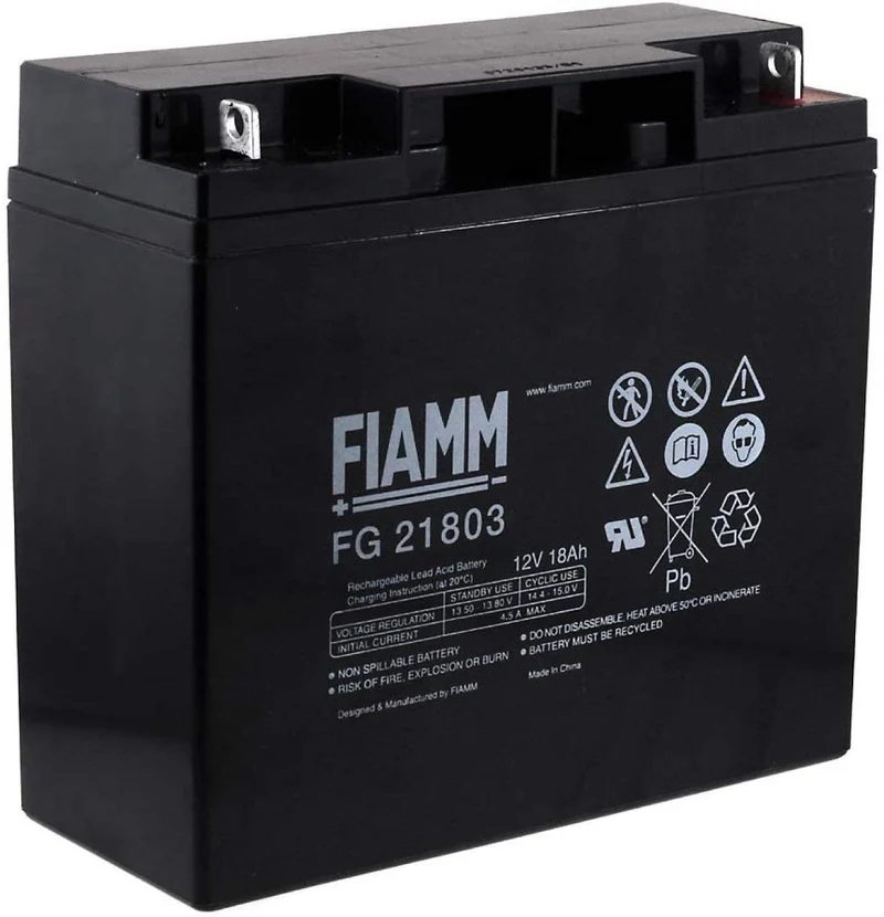 Batteria al Piombo Fiamm 12V 18Ah 181x76x167 mm – FG21803