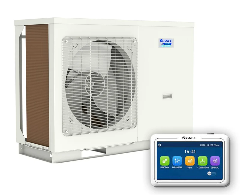 GREE MINI CHILLER POMPA DI CALORE VERSATI III ARIA/ACQUA INVERTER R32 MONOFASE 12 KW - COMANDO TOUCH WIFI INCLUSO