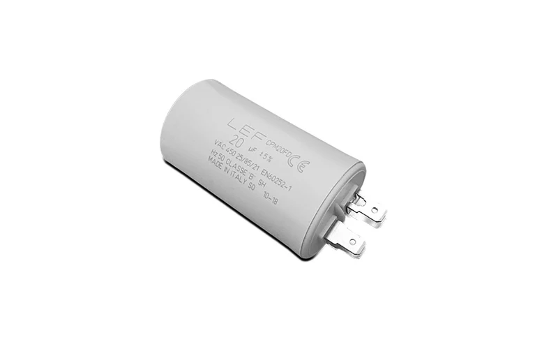 Condensatore per Motore LEF Lighting in Plastica 450V con 2 Faston