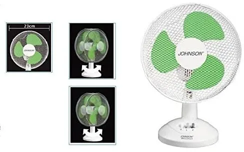 Ventilatore da Tavolo Johnson Brezza23 25W Ø23cm Bianco