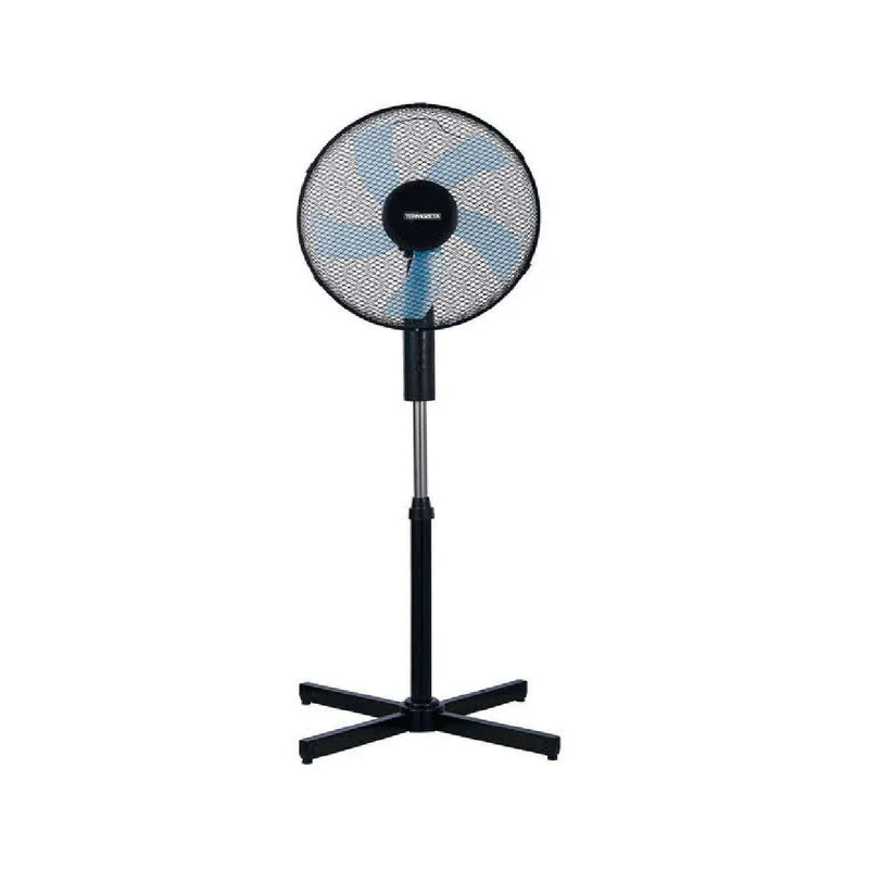 Ventilatore a Piantana Oscillante Termozeta Windzeta Plus 5 Pale 45W Nero/Blu – TZWZ02PLUS