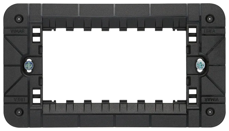 Supporto 4 Moduli Vimar Linea con Viti – 30614