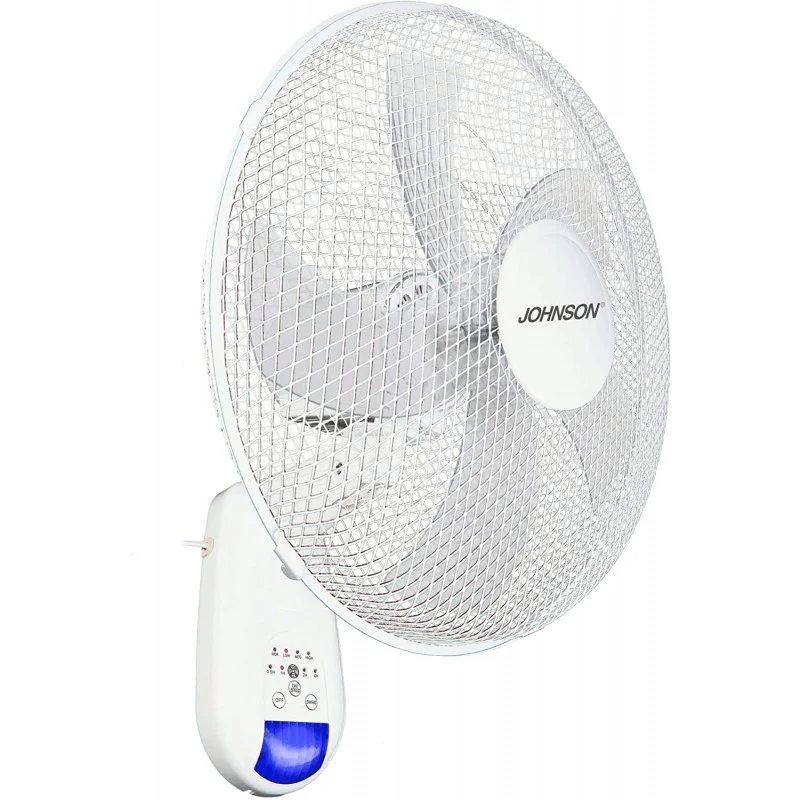 Ventilatore da Parete Johnson con Telecomando 45W Bianco – PRO1253