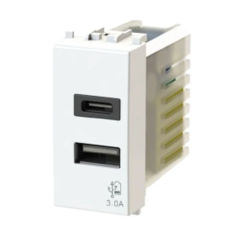Presa USB Tipo C 4Box per Vimar Plana Bianco – 4B.V14.USB.30