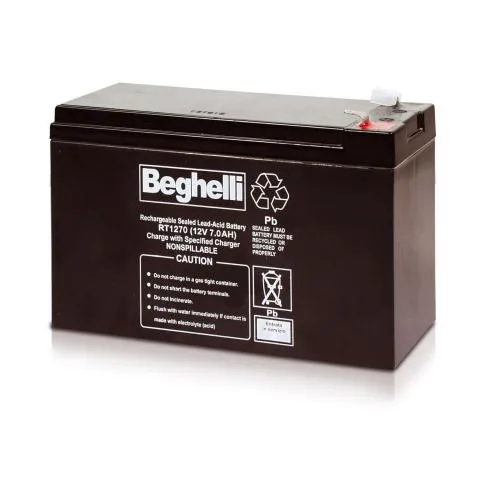 Batteria al Piombo Beghelli 12V 7Ah 151x94x65 – 8805