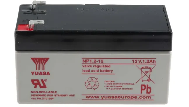 Batteria al Piombo Sigillata Yuasa NP 12V 1,2Ah – NP1.2-12