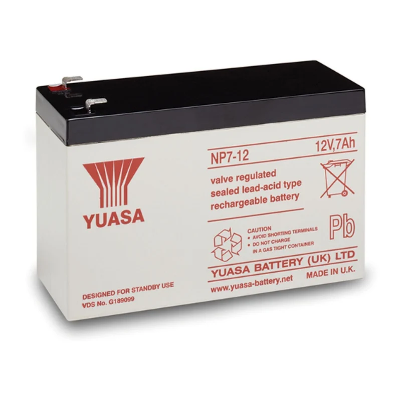 Batteria al Piombo Sigillata Yuasa NP 12V 7Ah – NP7-12
