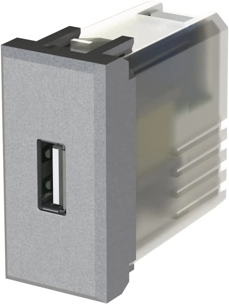 Caricatore USB 4Box 2,1A per BTicino Axolute 250V Argento – 4B.HS.USB