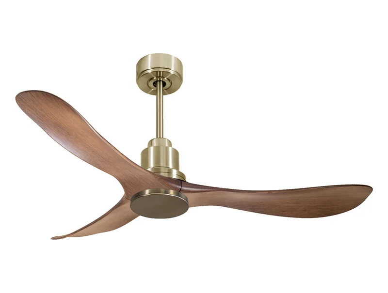 Ventilatore da soffitto Reversibile Termostato Wifi Motore CC Tetti inclinati Telecomando Hypersilence Memoria