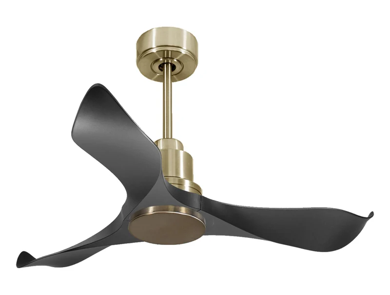 Ventilatore da soffitto Reversibile Termostato Wifi Motore CC Tetti inclinati Telecomando Adattatore 2/3 lame Hypersilence Memoria