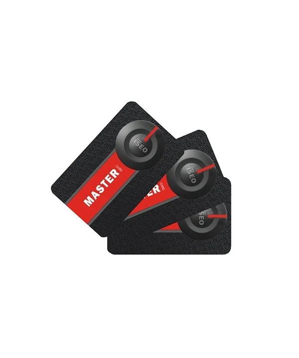 set master card per serratura elettronica motorizzata 'x1r smart' iseo conf. 3 pezzi