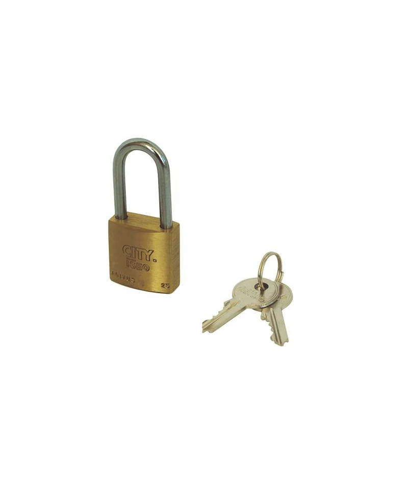 lucchetto ad arco lungo 'aditus' iseo 30x46 mm