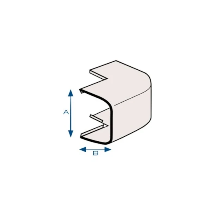 Angolo Esterno per Canalina 80X60 | 90X65 | 125X75
