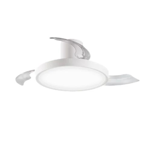 Ventilatore da Soffitto Perenz Zora Bianco con Pale a Scomparsa – 7195 B CT
