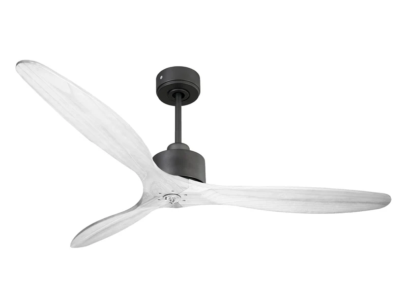 Ventilatore da soffitto Reversibile Termostato Dimmabile Wifi Motore CC Tetti inclinati Telecomando Luce a tre toni Hypersilence Memoria Shopify Vendible (AUTOMATICO)