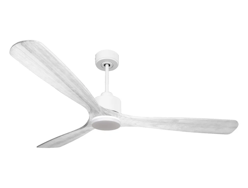 Ventilatore da soffitto Reversibile Termostato Dimmabile Wifi Motore CC Tetti inclinati Telecomando Luce a tre toni Hypersilence Memoria Shopify Vendible (AUTOMATICO)