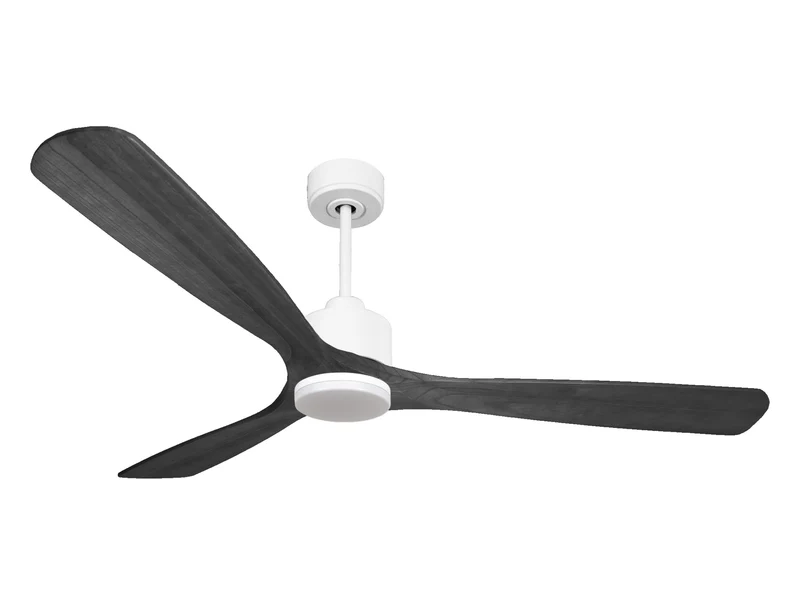 Ventilatore da soffitto Reversibile Termostato Dimmabile Wifi Motore CC Tetti inclinati Telecomando Luce a tre toni Hypersilence Memoria