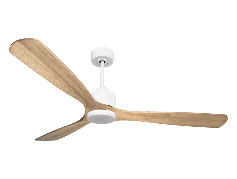 Ventilatore da soffitto Reversibile Termostato Dimmabile Wifi Motore CC Tetti inclinati Telecomando Luce a tre toni Hypersilence Memoria