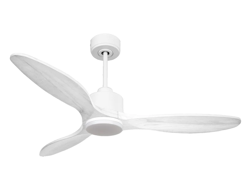 Ventilatore da soffitto Reversibile Termostato Dimmabile Wifi Motore CC Tetti inclinati Telecomando Luce a tre toni Hypersilence Memoria Shopify Vendible (AUTOMATICO)