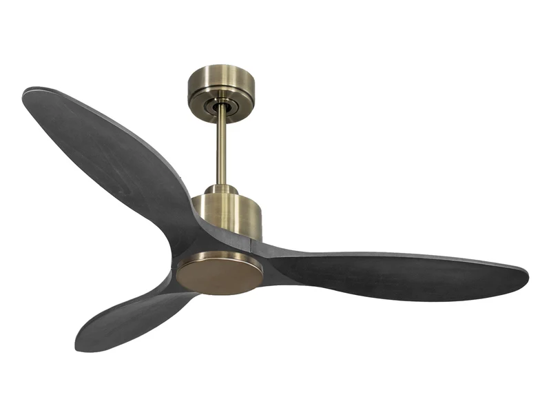 Ventilatore da soffitto Reversibile Termostato Wifi Motore CC Tetti inclinati Telecomando Hypersilence Memoria