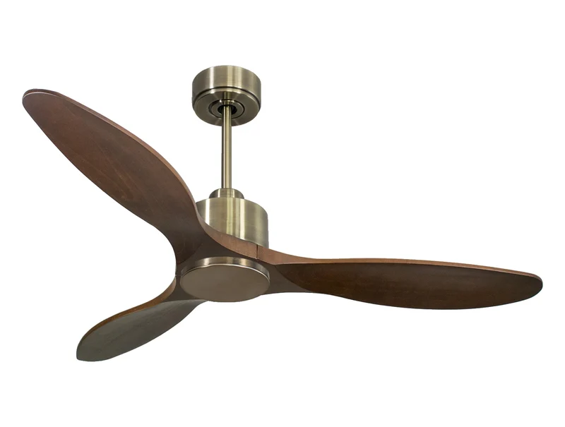 Ventilatore da soffitto Reversibile Termostato Wifi Motore CC Tetti inclinati Telecomando Hypersilence Memoria