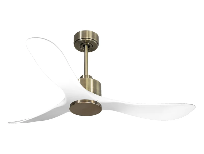 Ventilatore da soffitto Reversibile Termostato Wifi Motore CC Tetti inclinati Telecomando Hypersilence Memoria