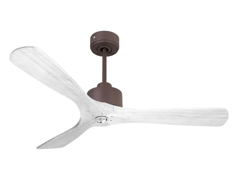 Ventilatore da soffitto Reversibile Termostato Dimmabile Wifi Motore CC Tetti inclinati Telecomando Luce a tre toni Hypersilence Memoria Shopify Vendible (AUTOMATICO)