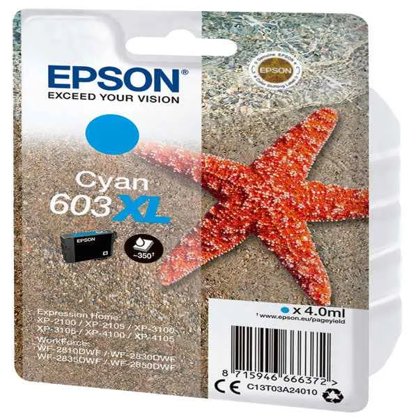 Epson - Cartuccia ink - 603XL - ciano - C13T03A24010 - 350 pag