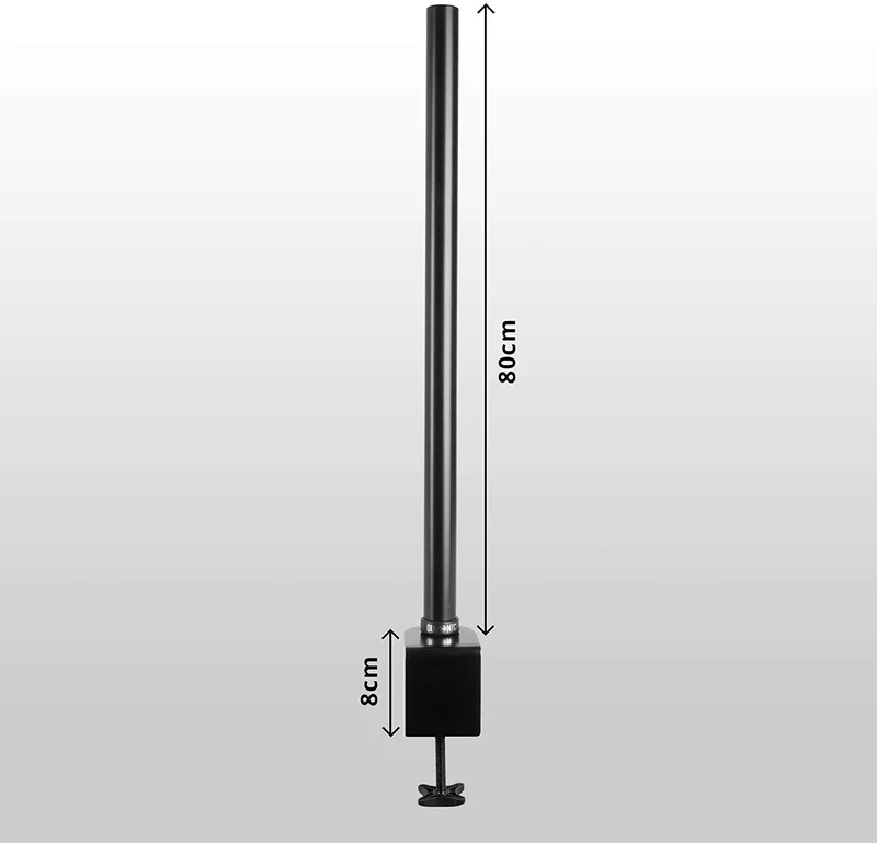 Duronic DM35-80 Pole 80 cm Staffa per supporti monitor da scrivania  Staffa compatibile con le gamme DM15 DM25 DM35 DMG  Consente una maggiore flessibilità nel posizionamento dello schermo