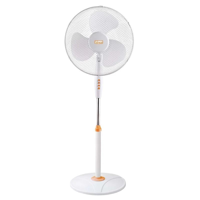 Ventilatore a piantana Vinco 3 velocità 45W bianco