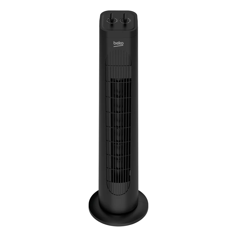 Ventilatore a torre Beko EFW5300B nero oscillante 3 velocità 35W 75cm
