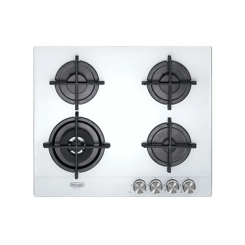 Piano cottura a gas 4 fuochi 60 cm De Longhi