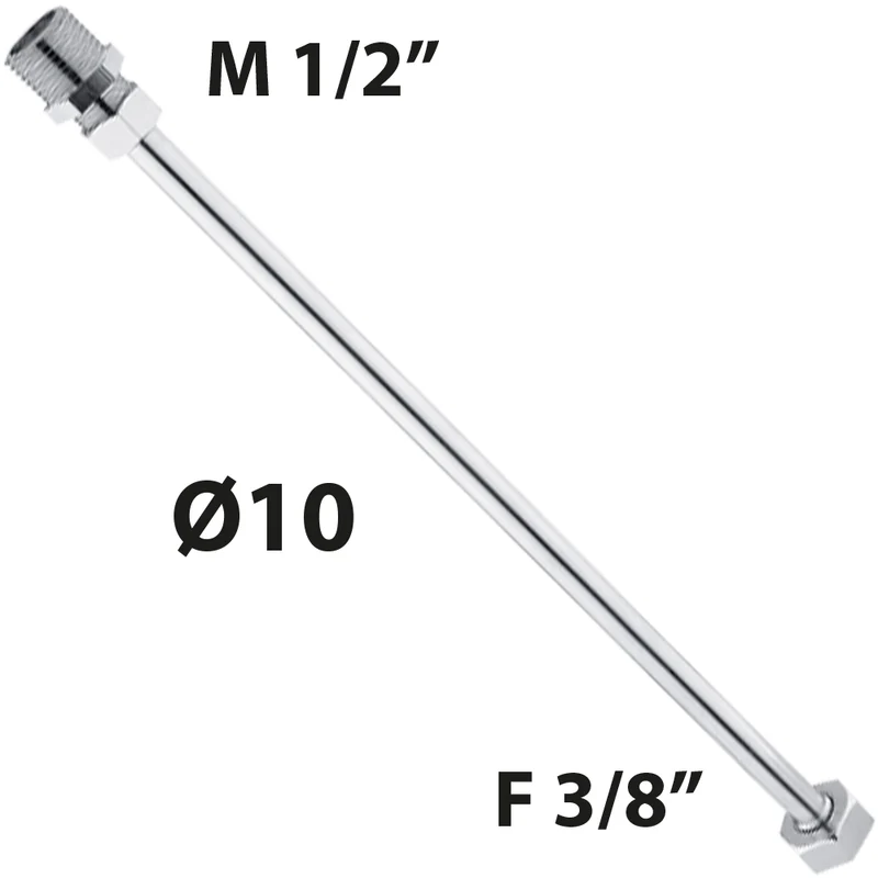 Tubetto Di Rame Cromo Mf 1/2" X 3/8" Cm 100