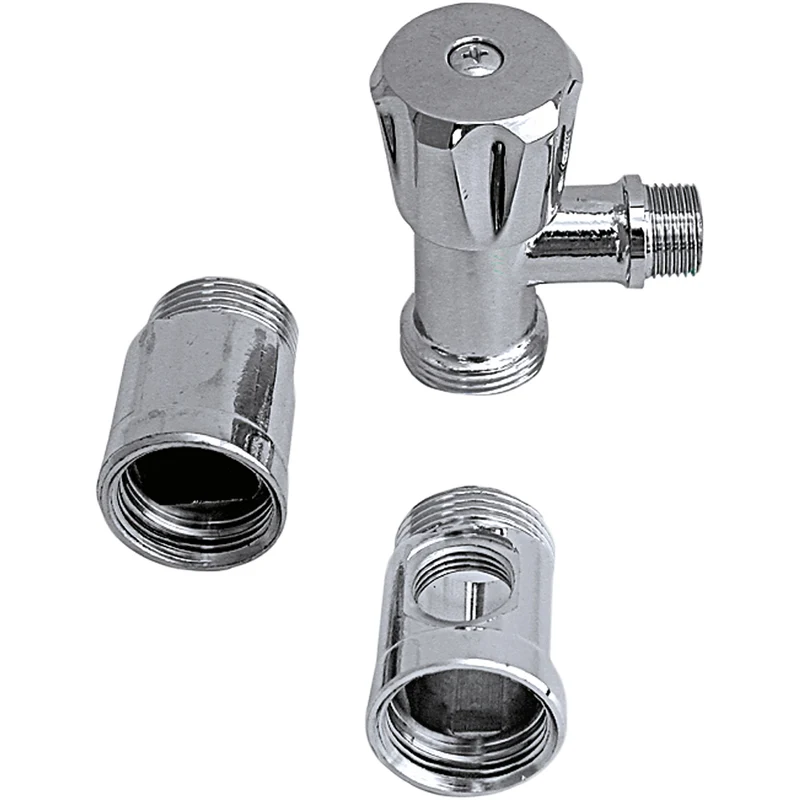 Rubinetto Lavatrice Semplice Con Distanziatore Cromato 3/4"
