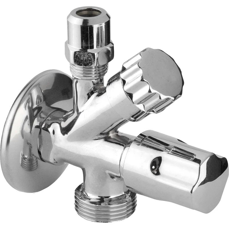 Rubinetto Combinato A 3 Vie 1/2"X3/4" Ø 10