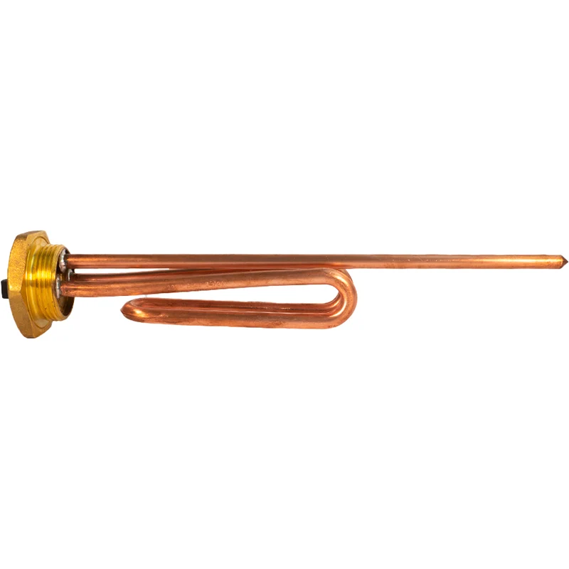 Resistenza A Tappo Ricurva Senza Porta Anodo 1200 W Att. 1"1/4