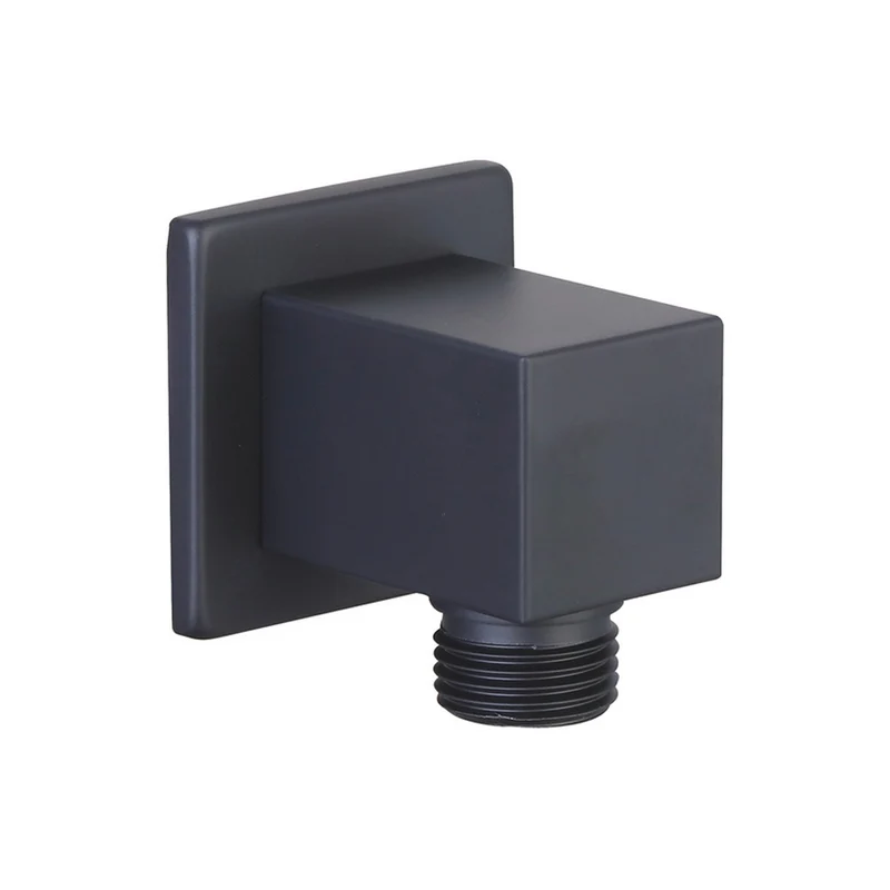 Presa Acqua Quadra Nero 1/2" - 1/2"