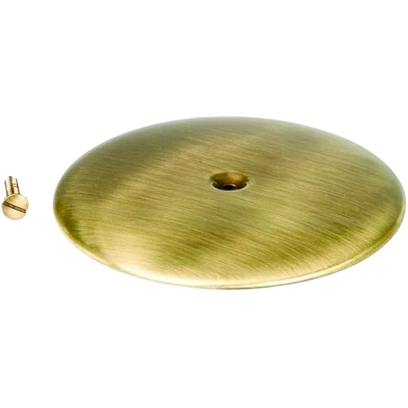 Piattello Chiuso Bronzato Con Vite Mm 150