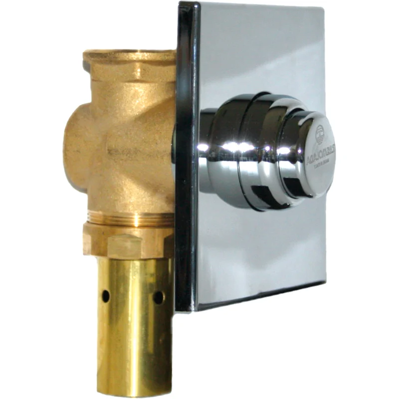 Flussometro A Pulsante Incasso Senza Colpo D'Ariete 3/4" X Ø 25