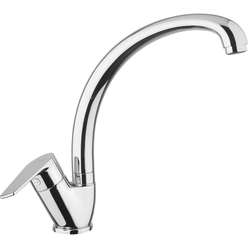 Miscelatore Lavello Cucina King Canna Similfusa Cromo