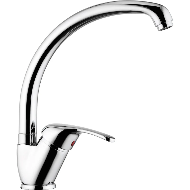 Miscelatore Lavello Canna Fusa Cromo