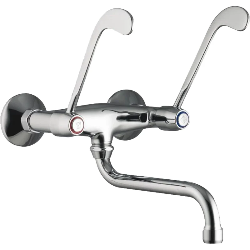Miscelatore Lavello A Muro Leva Clinica 1/2"