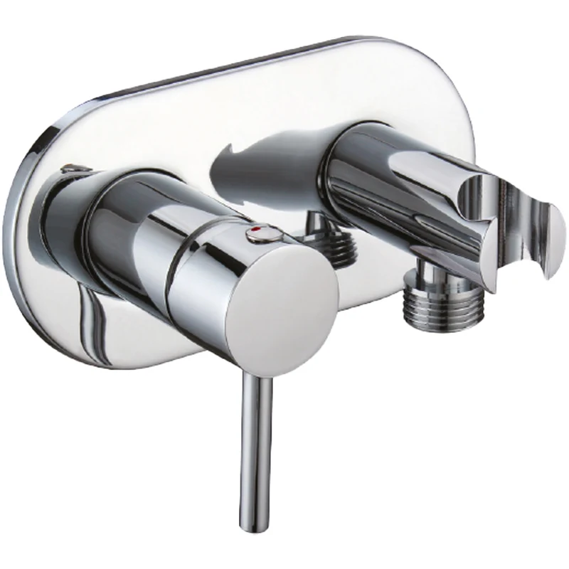 Miscelatore Incasso Tondo Con Supporto Laterale Cromo - 1/2" M
