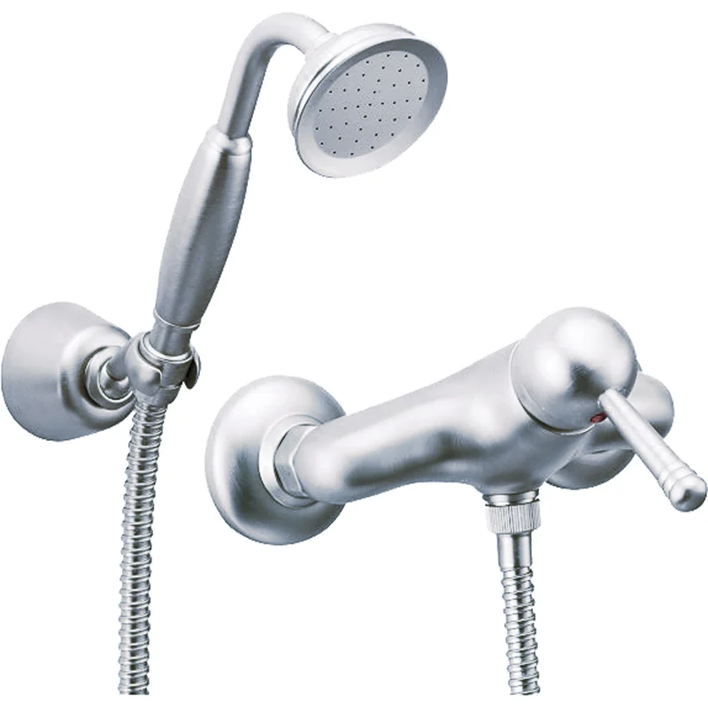 Miscelatore Doccia Esterno Con Kit Doccia New Old Cromo