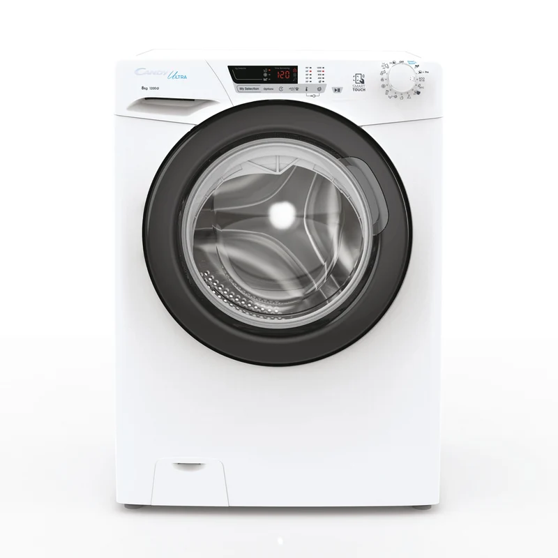 Lavatrice Libera Installazione Caricamento Frontale Candy Ultra HCU1282DWB4/1-S 8 kg 1200 Giri/min Bianco Classe B