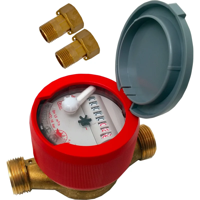 Contatore A Secco 8 Rulli Per Acqua Calda Usc-8/15 1/2"