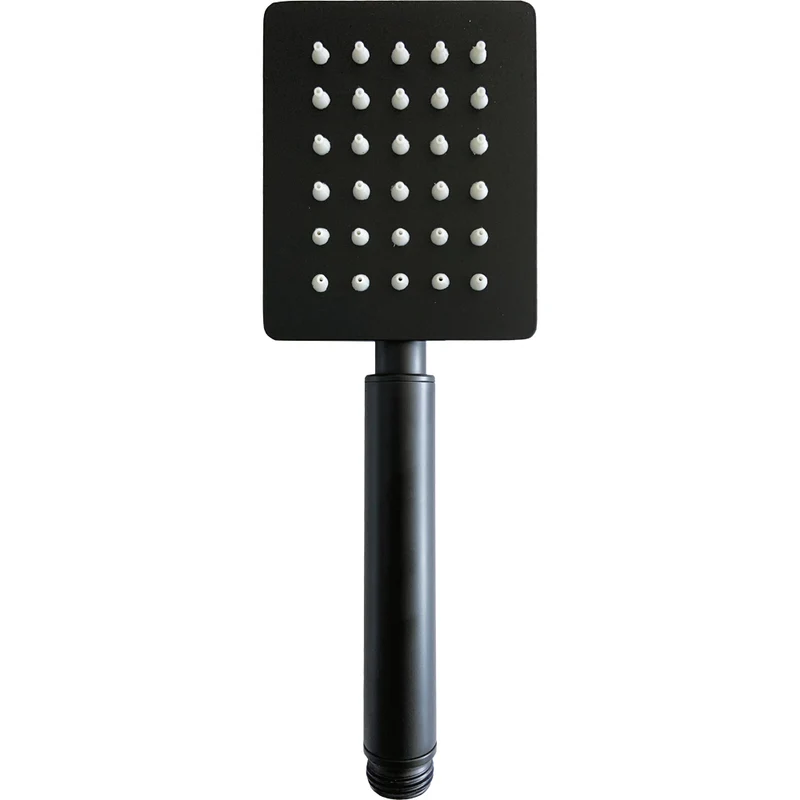 Doccetta "Quadra" 1 Getto Nero 1/2"
